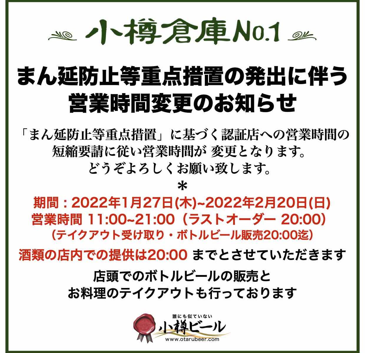 まん延防止等重点措置20220127